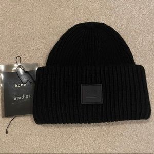Acne Studios Knit Beanie Black